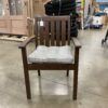 POTTERY BARN Chatham Walnut Finished Patio Chair