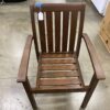 POTTERY BARN Chatham Walnut Finished Patio Chair