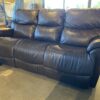 LA-Z-BOY Trouper Dark Brown Manual Recliner Sofa