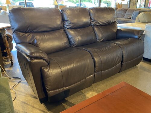 LA-Z-BOY Trouper Dark Brown Manual Recliner Sofa
