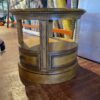 DREXEL Stout Round 2-Tier Single Drawer Accent Table