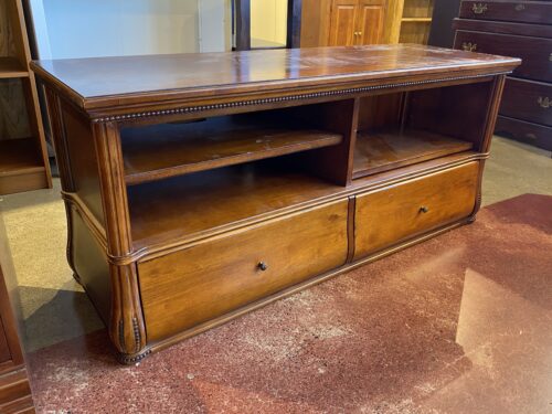 Low Bead Trim 2-Drawer Media Stand