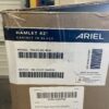 ARIEL Hamlet 42" Black Bathroom Vanity Base Cabinet
