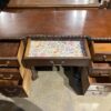 Flourished Vintage 7-Drawer Desk w/ Dovetail Joints