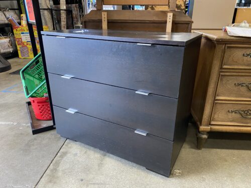 Simply Modern Black 2 Drawer Dresser