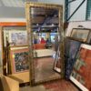 Large Elegant Gold Trim Either-Way Mirror