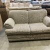 Sandy Fabric Roll Arm Loveseat