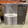 ALLEN + ROTH Lynnpark Brushed Nickel Circular Pendant Light