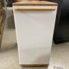Rolling White & Wood Kitchen Cart