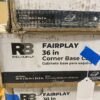 NEW! RELIABILT 36" Fairplay White Blind Conrer Base Cabinet