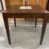 Square Wooden Dining Set w/ 4 Chairs & Marble Tile Center