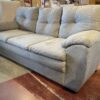 Minimal Neutral Grey 3-Seater Sofa