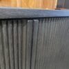 RESTORATION HARDWARE Alora Bar Cabinet in Black Oak (No Mirror Backing)