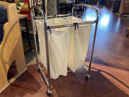 2-Bin Rolling Laundry Hamper