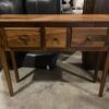 Shallow Single Drawer Entry Table w/ 2-Door Storage