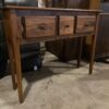 Shallow Single Drawer Entry Table w/ 2-Door Storage