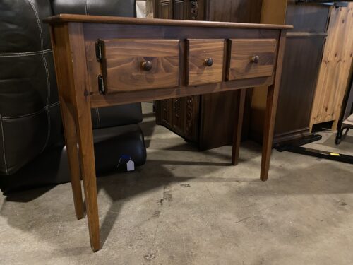 Shallow Single Drawer Entry Table w/ 2-Door Storage