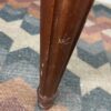 Circle Marble Topped Wooden Side Table