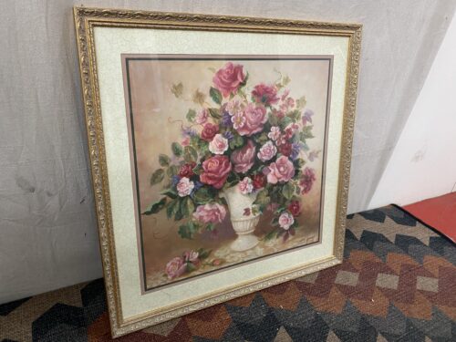 Pink Roses by D. Giacomo Framed Print