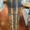 Floor Lamp with Weathered Wood Texture