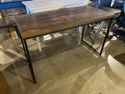 Rustic Weathered Oak Writing Desk