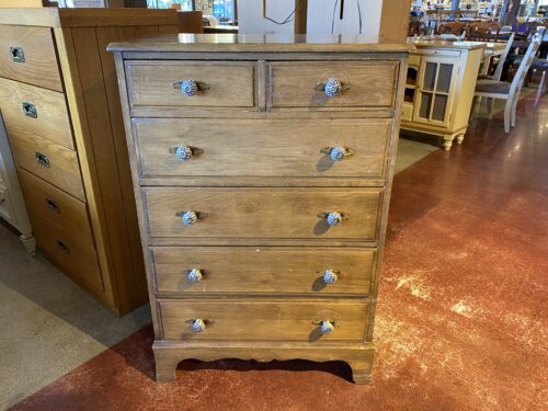 Farmhouse Style Dresser with Ceramic Knobs