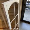 Farmhouse Style Two Tone Hutch with Glass Shelves