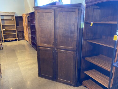 Large Four Door Wooden Cabinet