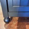 Farmhouse Style Black Two Door Cabinet