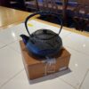 Black Cast Iron Dragonfly Teapot