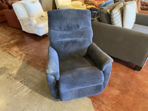 LA-Z-BOY Navy Blue Manual Reclining Chair