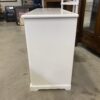 White Wood Glass Door Media Center