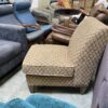 FLEXSTEEL Red and Orange Filigree Slipper Chair