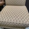 FLEXSTEEL Red and Orange Filigree Slipper Chair