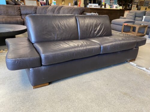 ITALSOFA Brown Full Size Hide-A-Bed Loveseat
