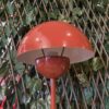 Modern Mushroom Table Lamp - Rust Color