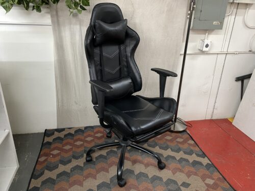Black Reclining Gaming Chair