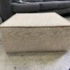 JOYBIRD Lyle Light Beige Pilled Cubic Ottoman