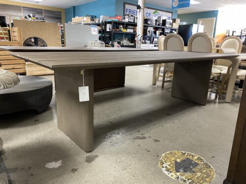 RESTORATION HARDWARE Balmain Weathered Teak Rectangular Dining Table