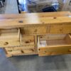 Rustic Solid Wood 7 Drawer Long Dresser