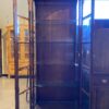 Tall Glass Door Cabinet w/ Adjustable Glass Shelves