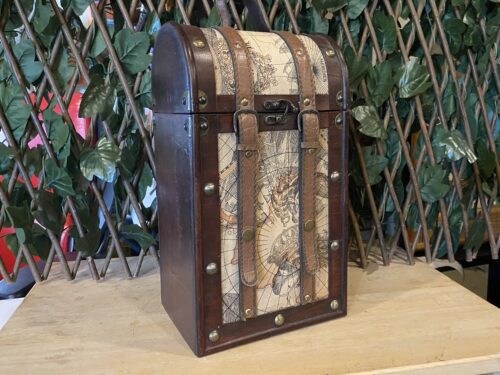 Worldly Wooden Wine Tote/Gift Box