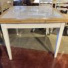 Expanding White Tile-Top Dining Table