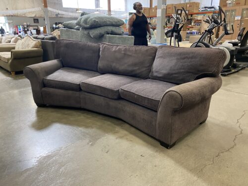 Sun Kissed Grey-ish Curved Sofa