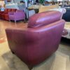 NEW! LA-Z-BOY Burgundy Button-Back Armchair