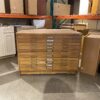 MAYLINE Educator's Rolling Shallow Drawer Organizer Cabinet