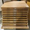 MAYLINE Educator's Rolling Shallow Drawer Organizer Cabinet