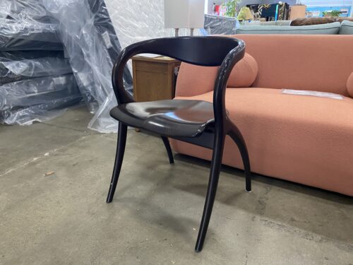 Dark Walnut Finished Bentwood Mid Century Chair