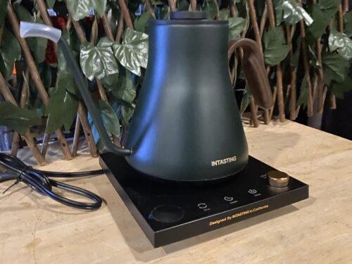 INTASTING Gooseneck Electric Kettle, Black