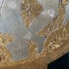 Theatrical Mixed Media Art Piece w/ Gold Leaf